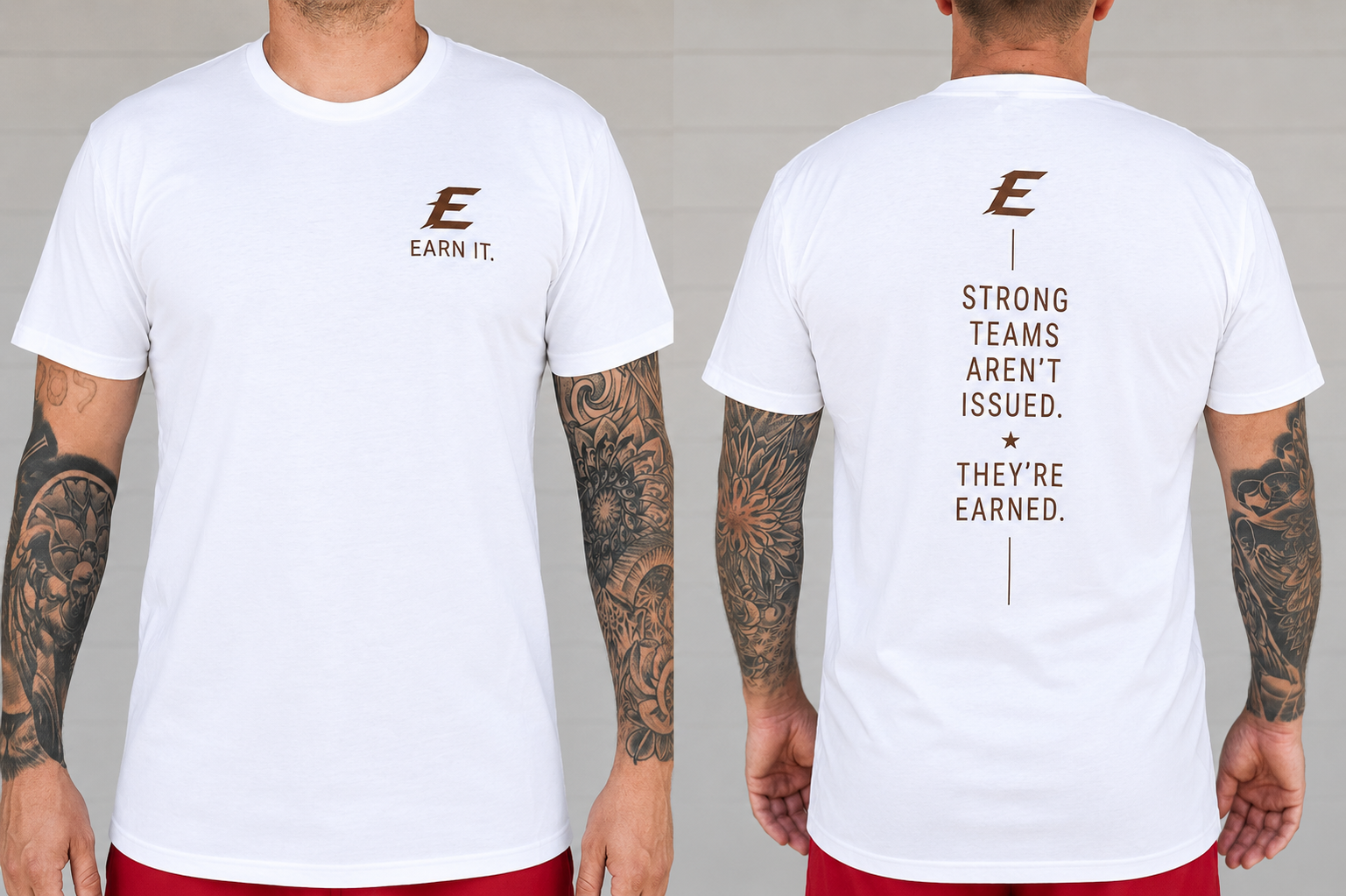 Earn It. Performance Tee